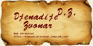 Đenadije Zvonar vizit kartica